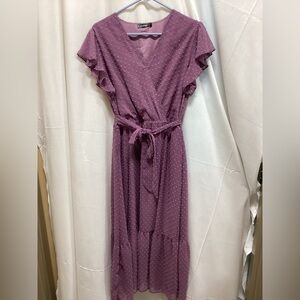Elegant Mauve  Dress